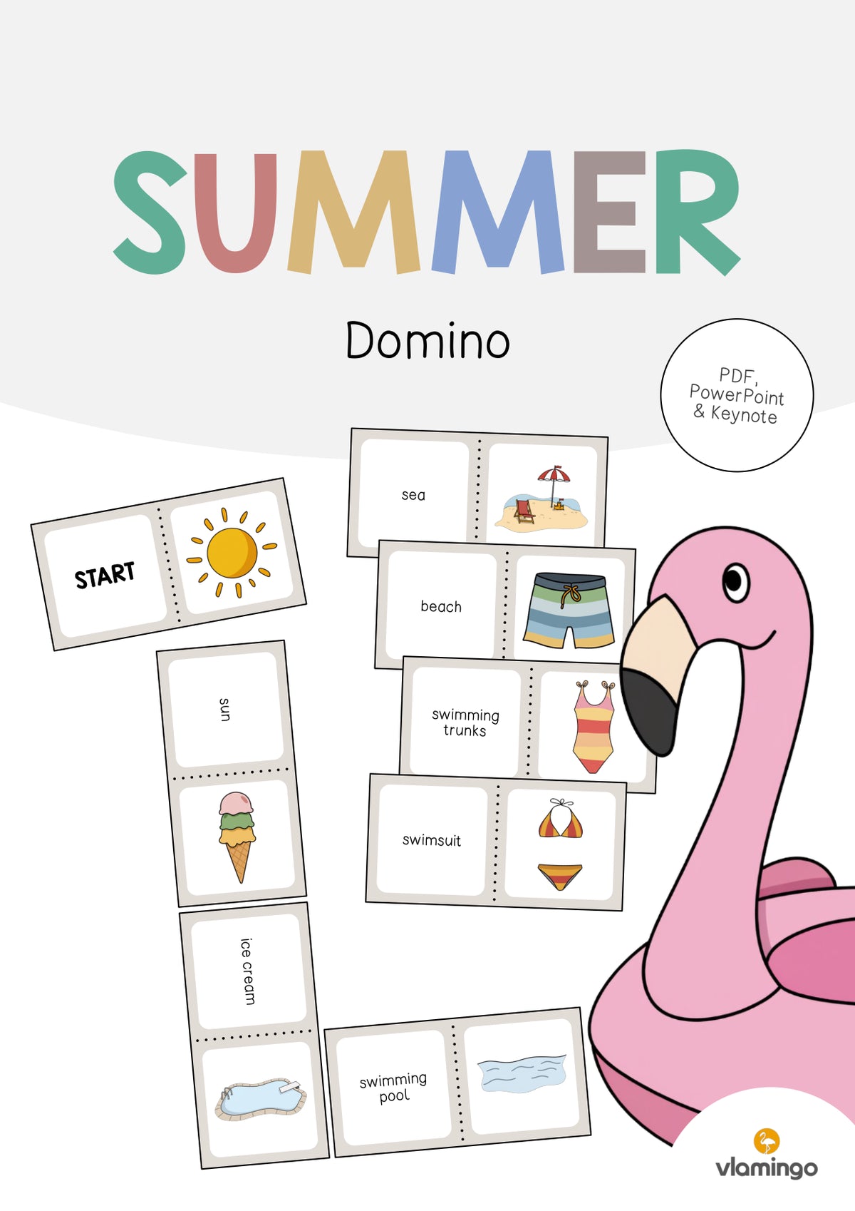 de englisch summer domino 001