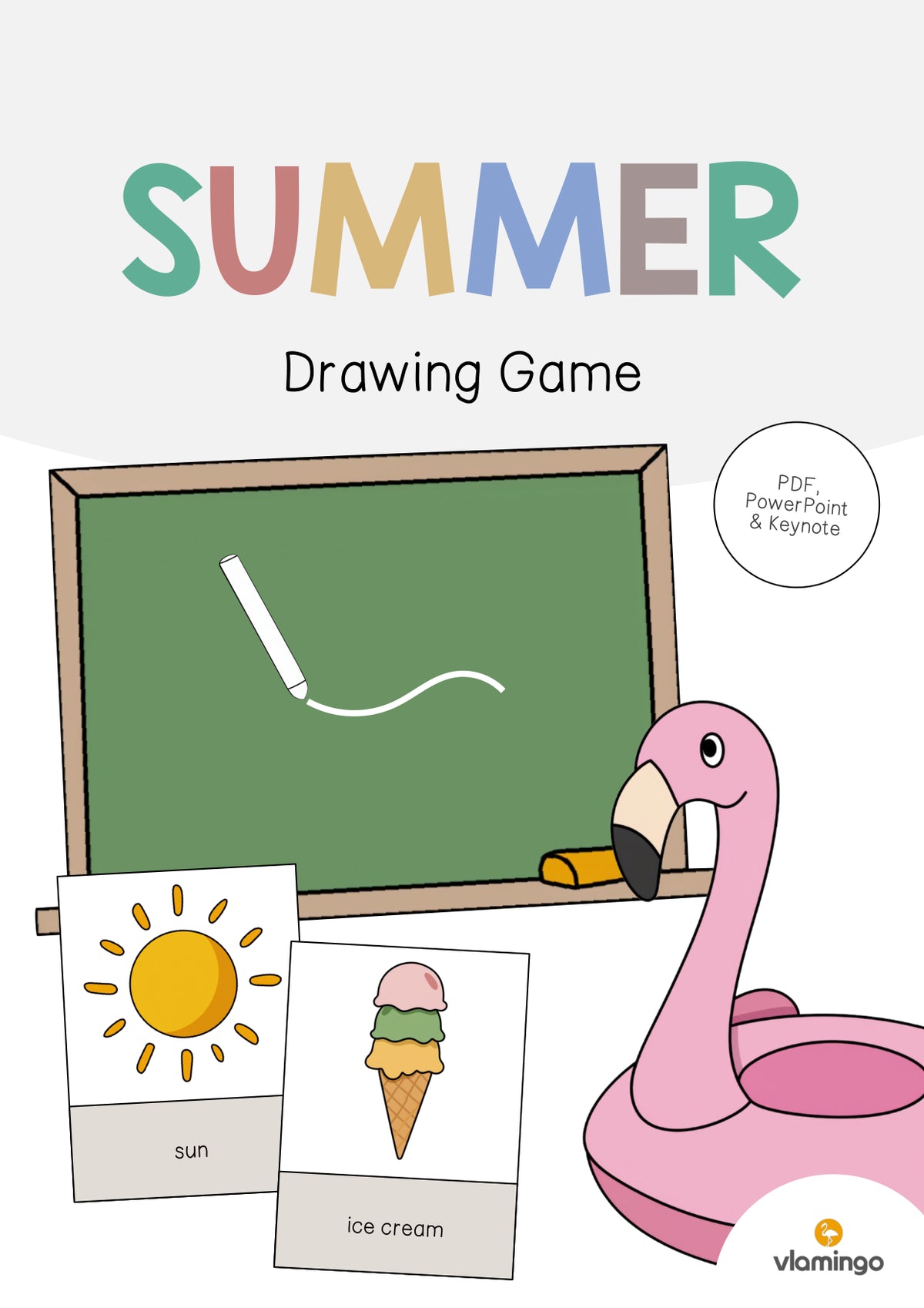 de englisch summer drawing game 001