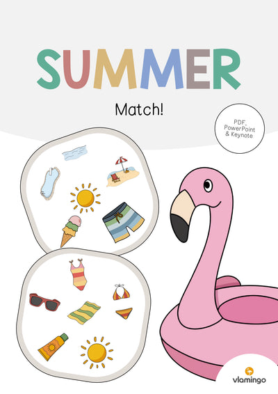 Summer / Sommer: Match! (Englisch)