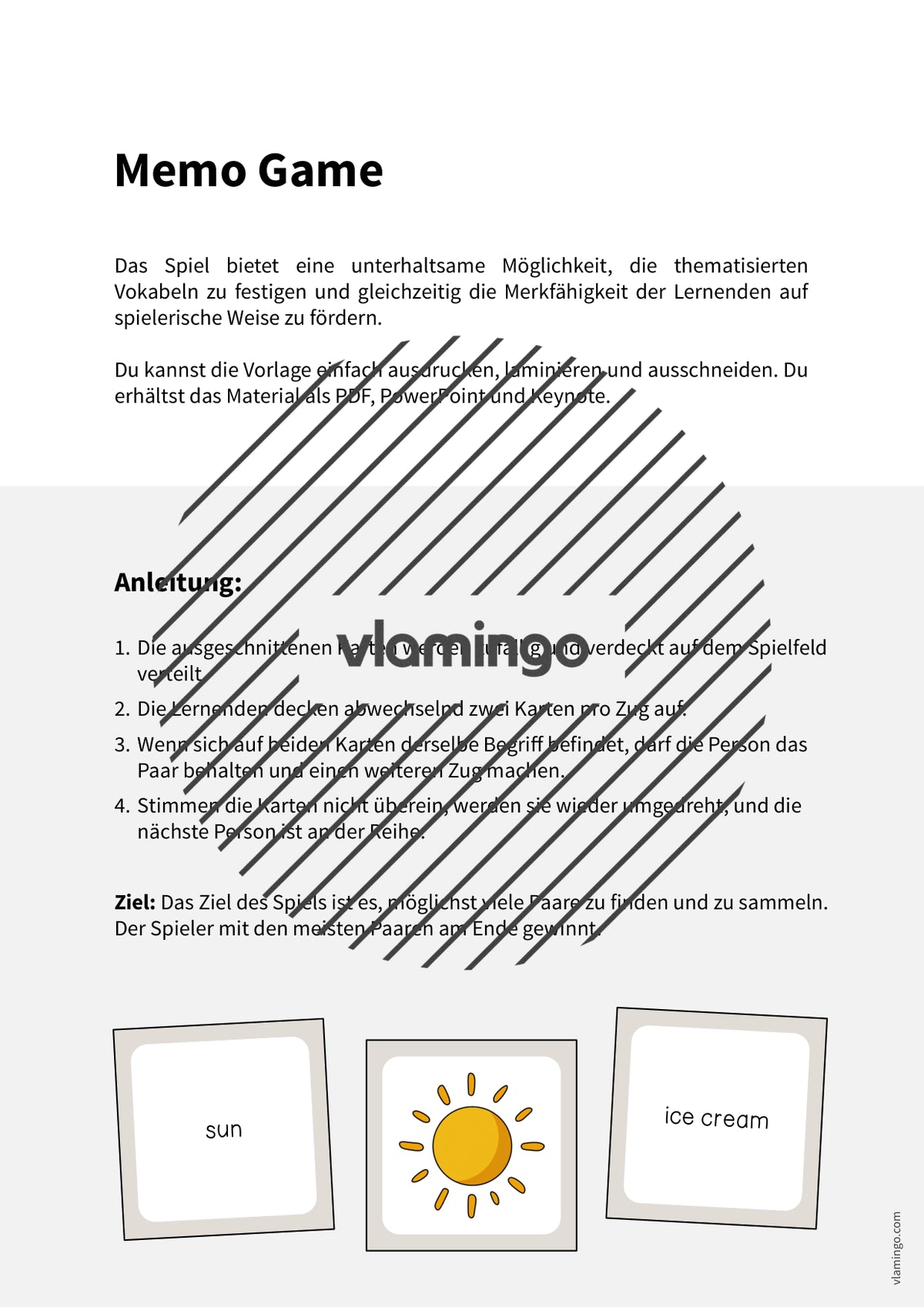 de englisch summer memo game 002
