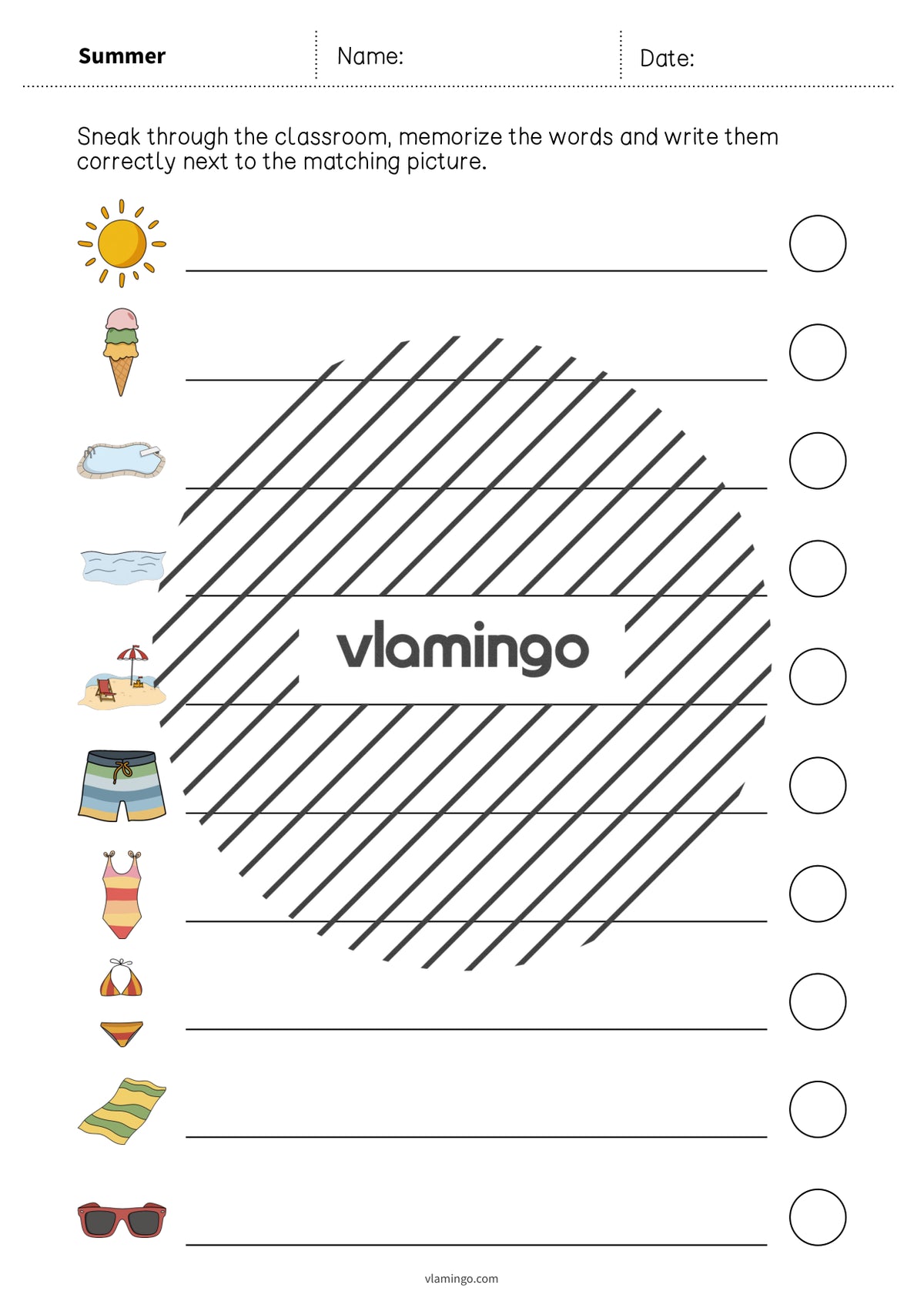 de englisch summer running dictation 015