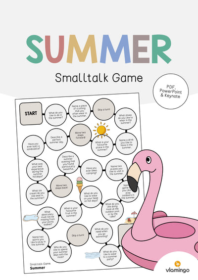 Summer / Sommer: Smalltalk Game (Englisch)