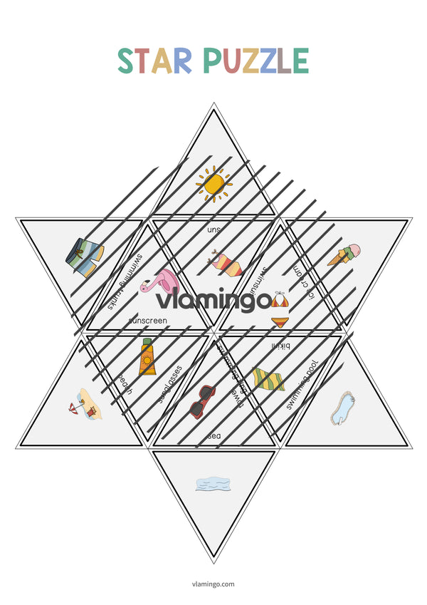 de englisch summer star puzzle 010