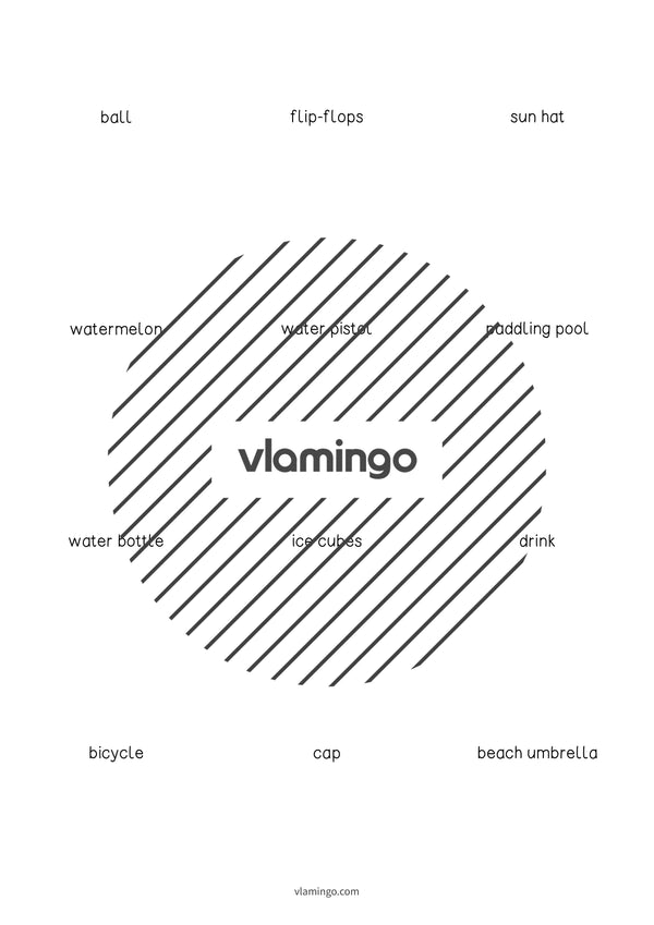 de englisch summer vocabulary cards 006