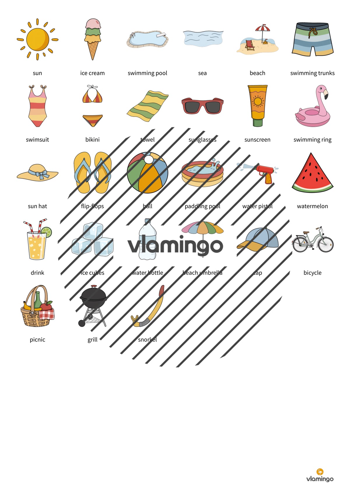 de englisch summer vocabulary game 004