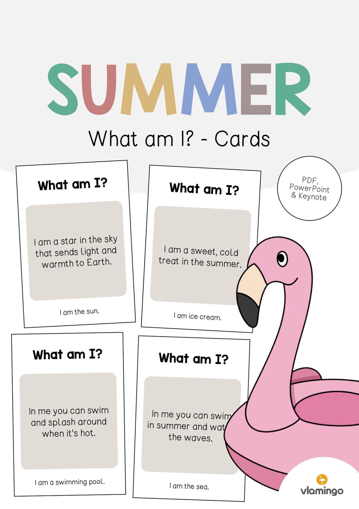 de englisch summer what am i cards 001