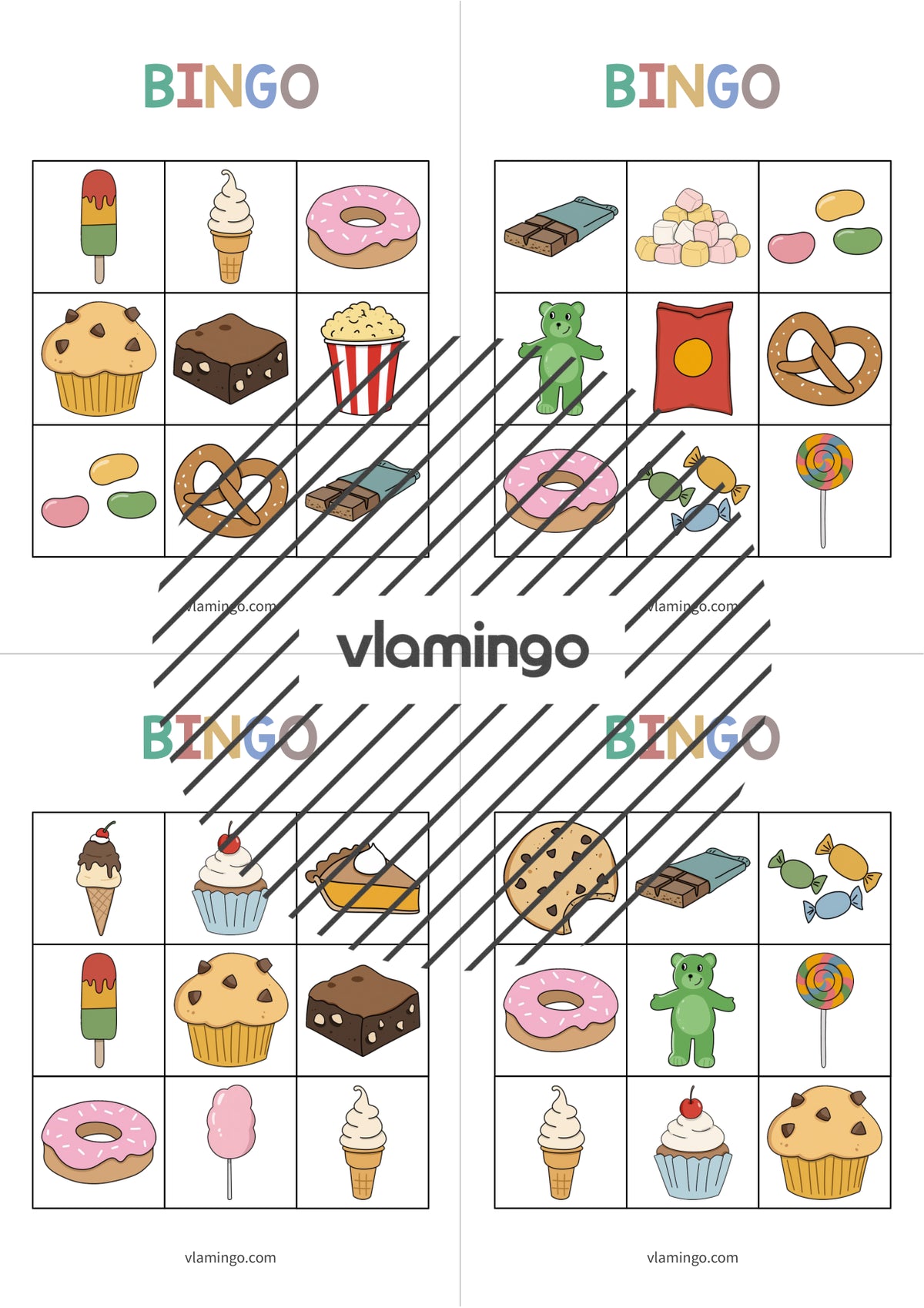 de englisch sweets bingo 007