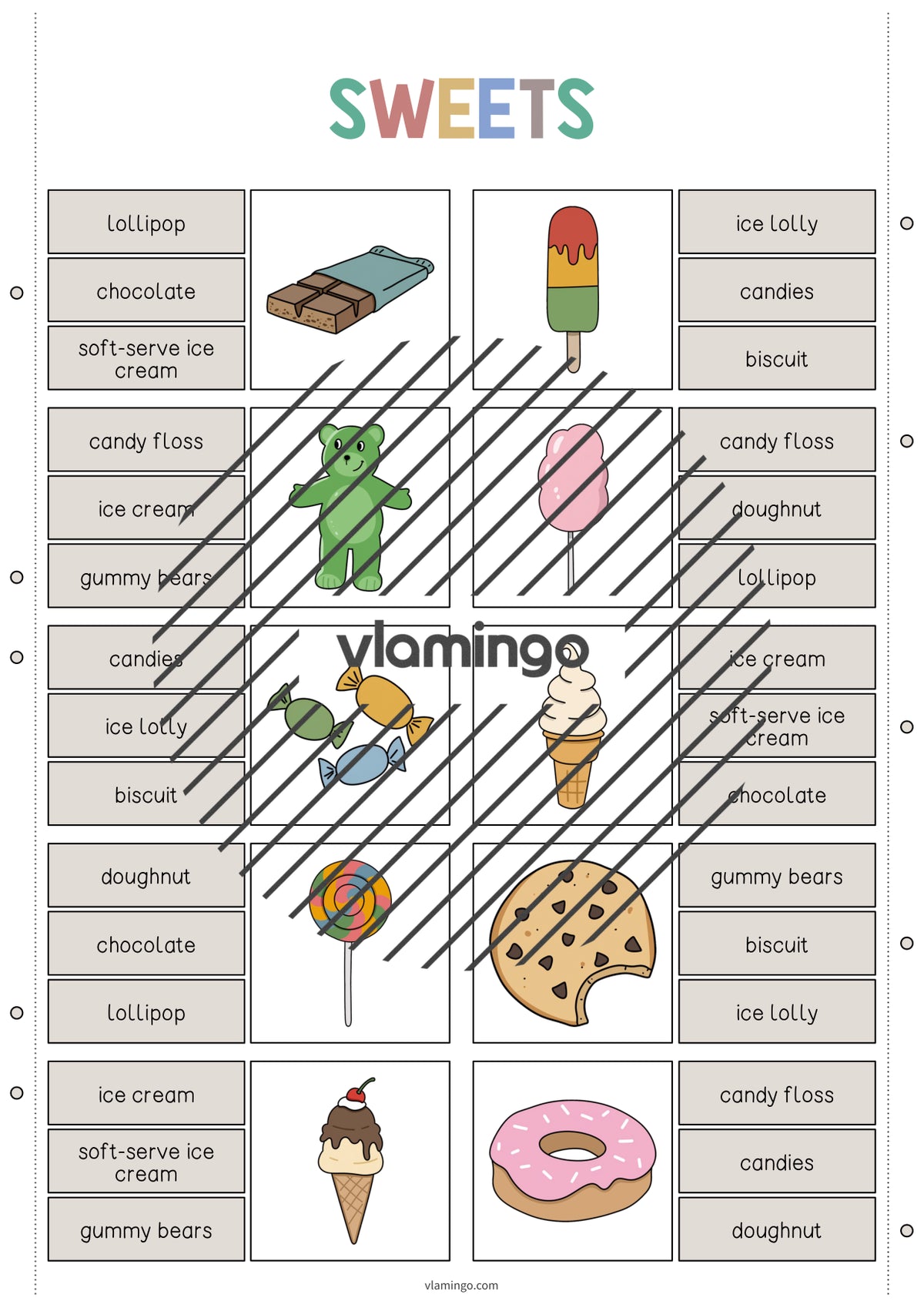 de englisch sweets clip cards 003