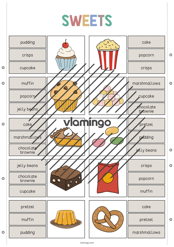 de englisch sweets clip cards 004
