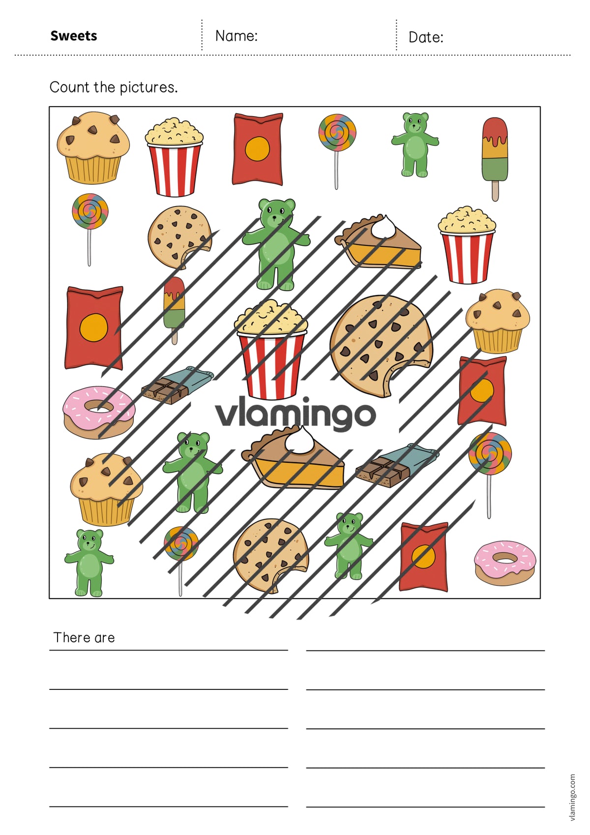 de englisch sweets how many worksheet 006