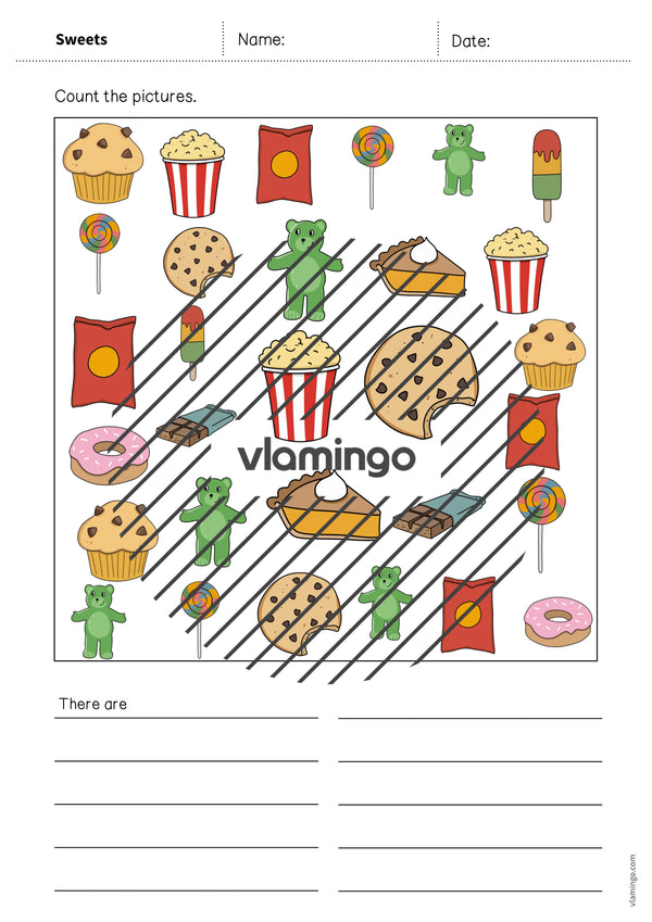 de englisch sweets how many worksheet 006