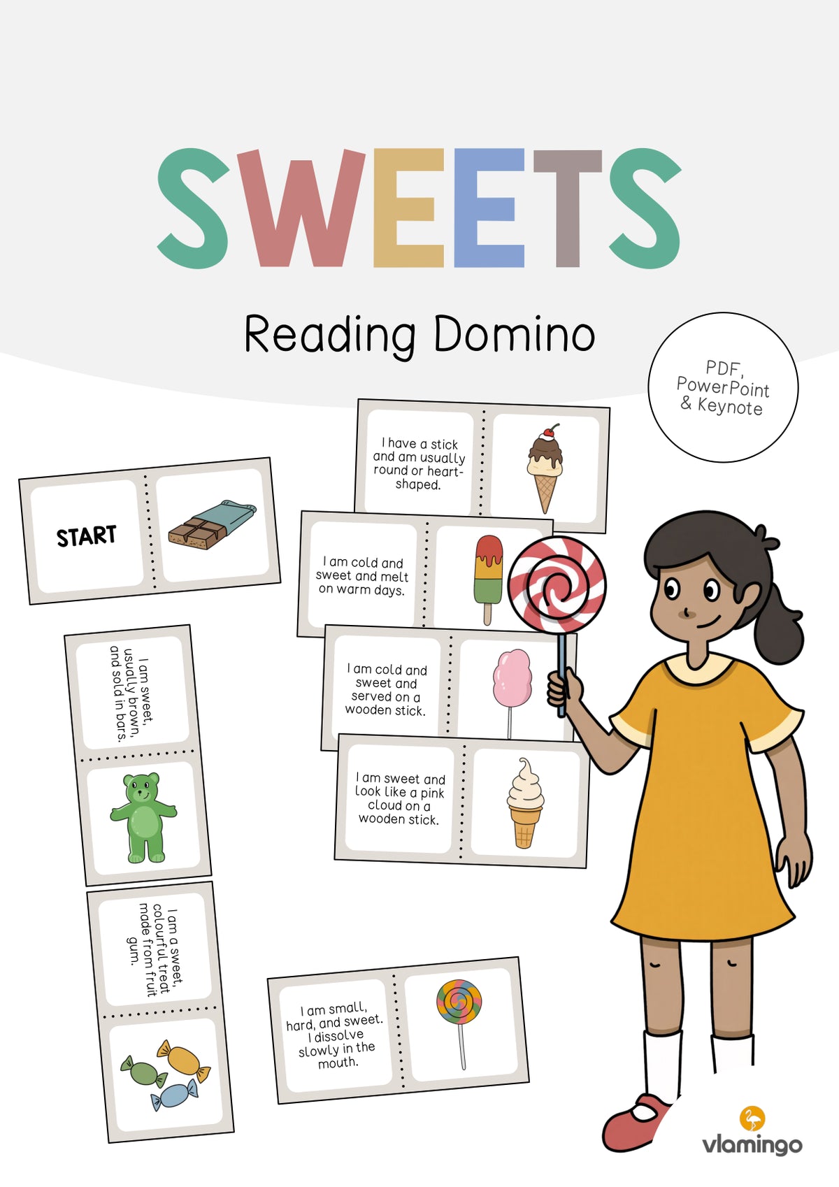 de englisch sweets reading domino 001