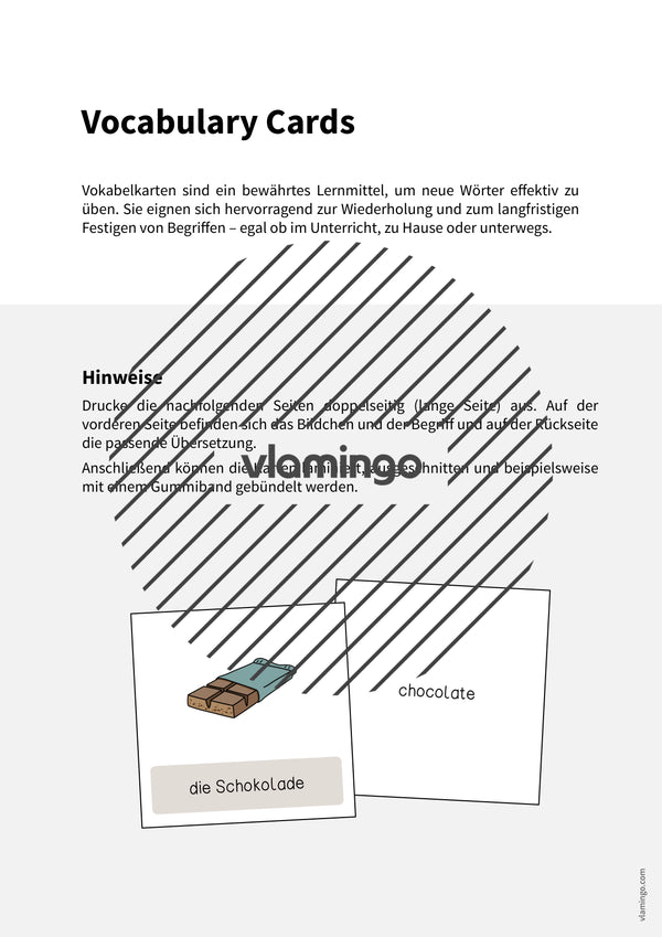 de englisch sweets vocabulary cards 002
