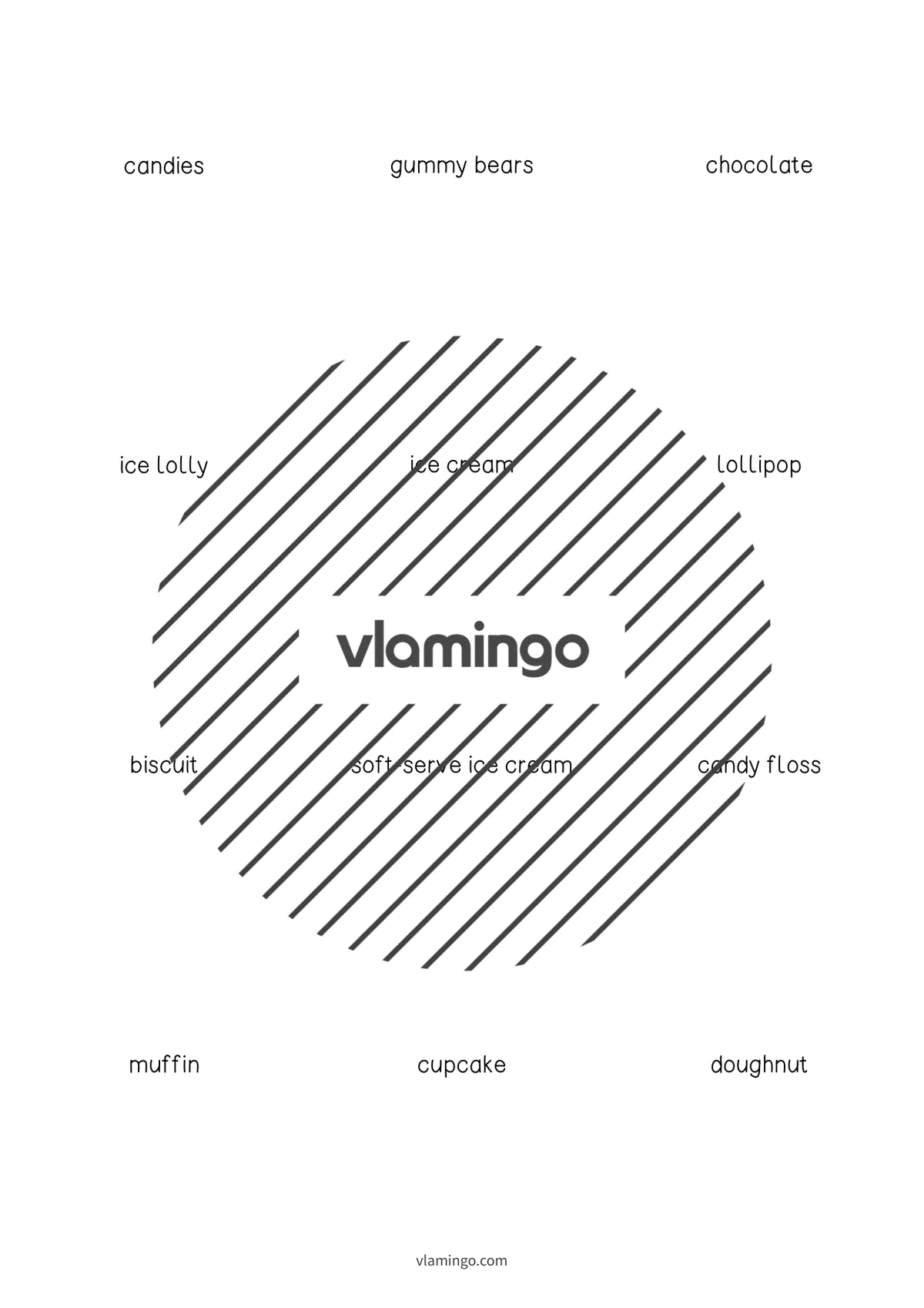 de englisch sweets vocabulary cards 004