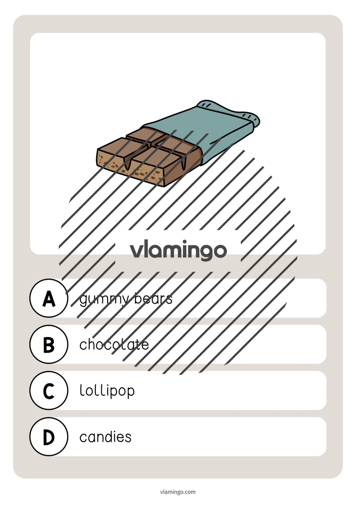 de englisch sweets vocabulary quiz 005