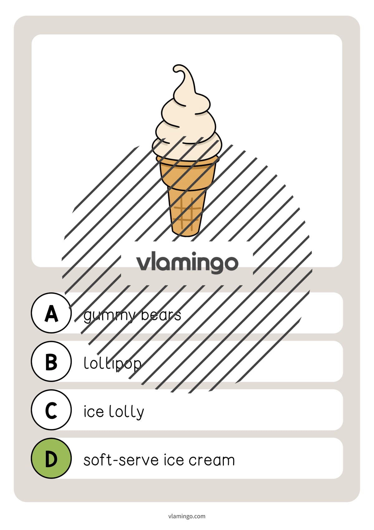 de englisch sweets vocabulary quiz 020