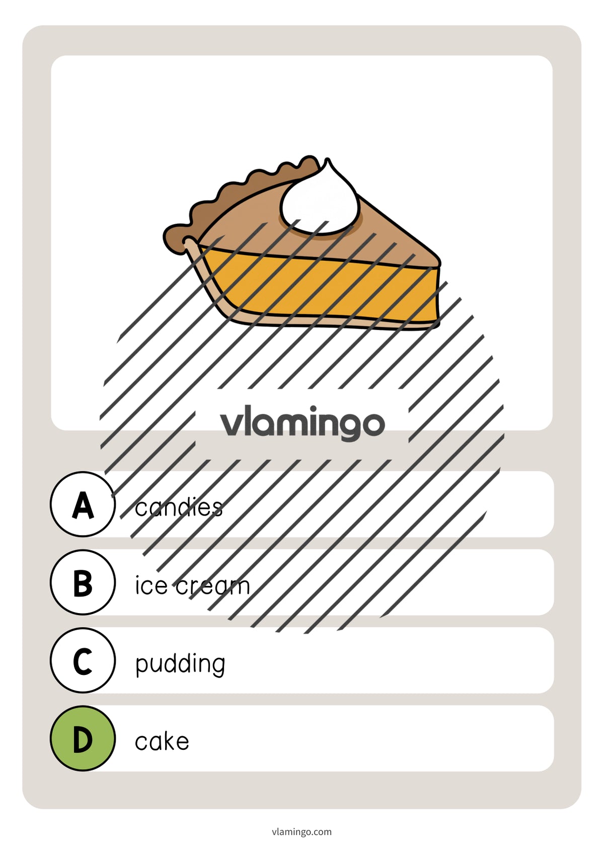 de englisch sweets vocabulary quiz 030