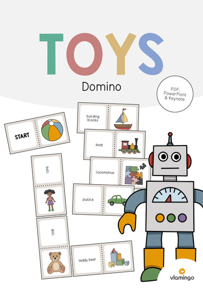 Toys / Spielzeuge: Domino (Englisch)
