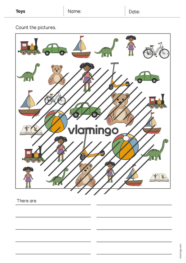 de englisch toys how many worksheet 007