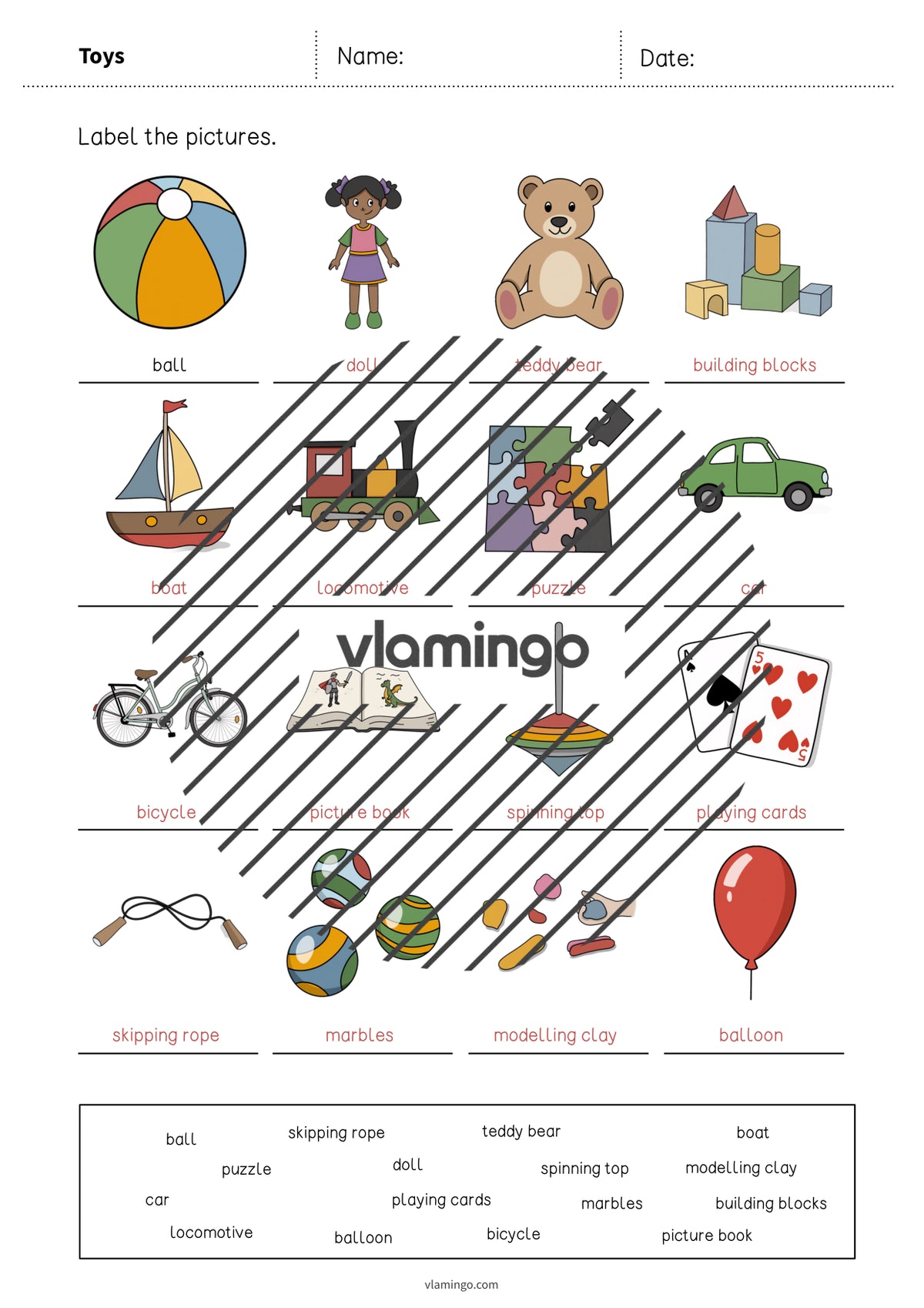 de englisch toys vocabulary worksheet 1 010