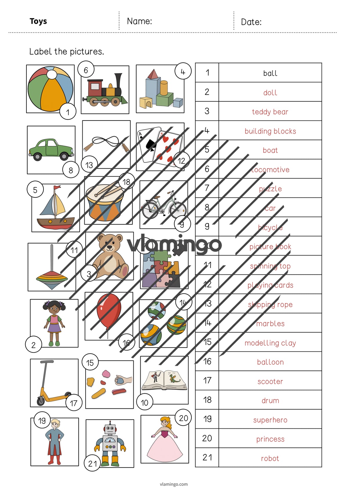 de englisch toys vocabulary worksheet 2 009