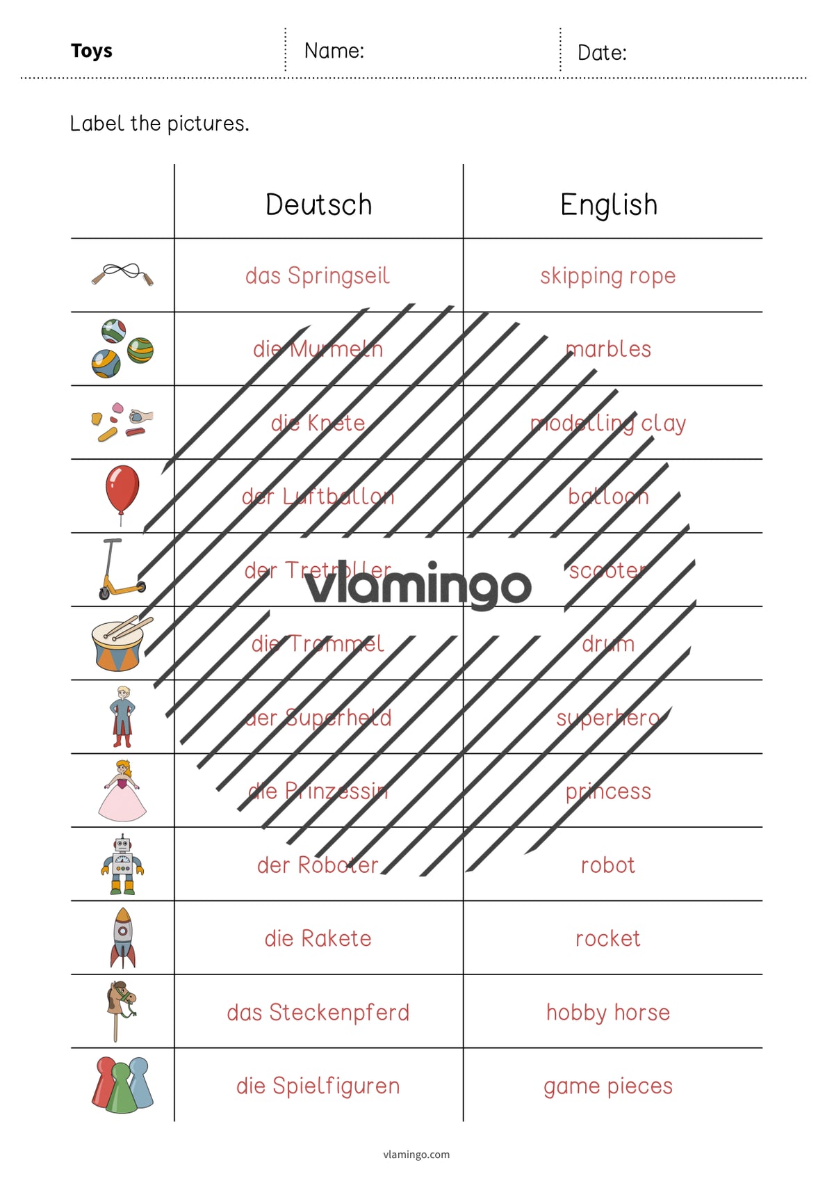 de englisch toys vocabulary worksheet 3 009