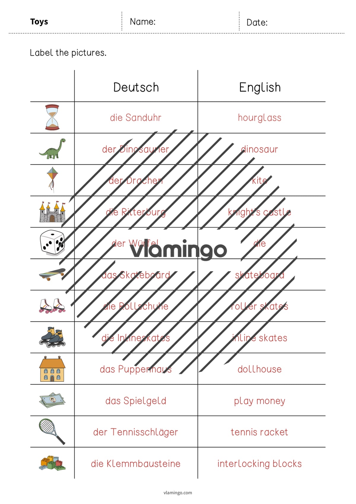 de englisch toys vocabulary worksheet 3 010
