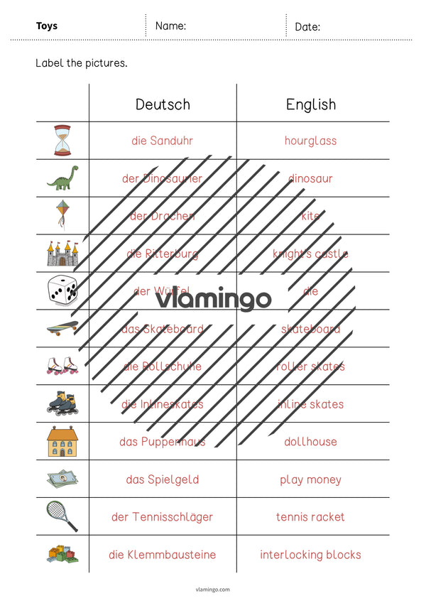 de englisch toys vocabulary worksheet 3 010