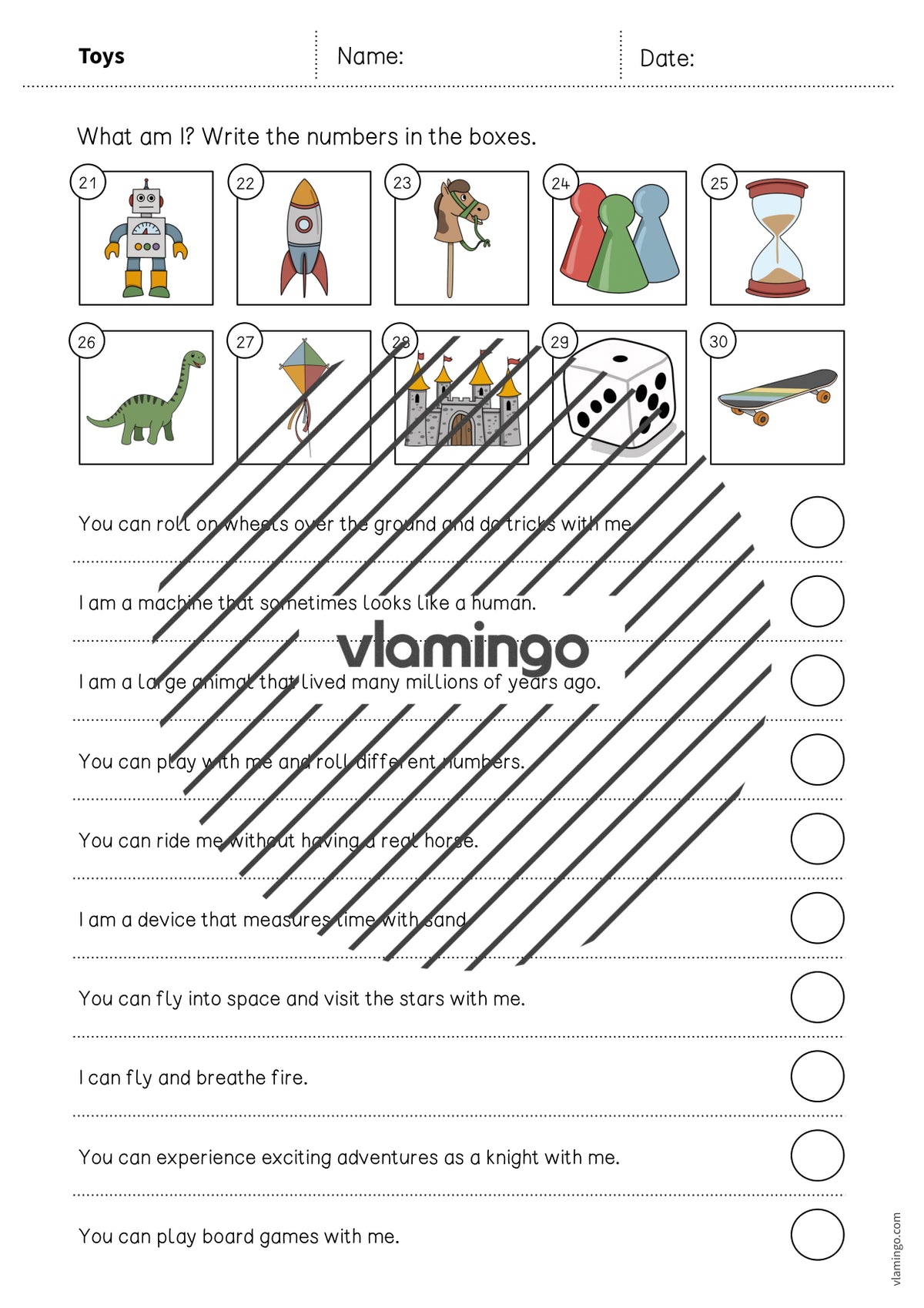 de englisch toys what am i worksheet 005