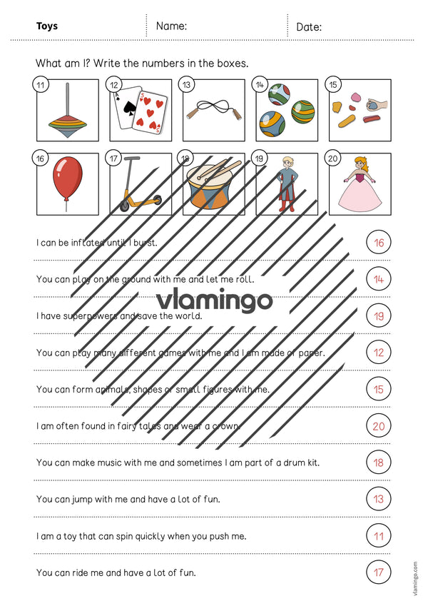 de englisch toys what am i worksheet 008