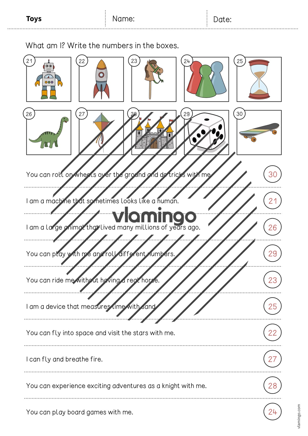 de englisch toys what am i worksheet 009