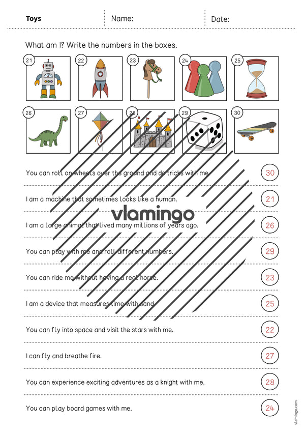 de englisch toys what am i worksheet 009