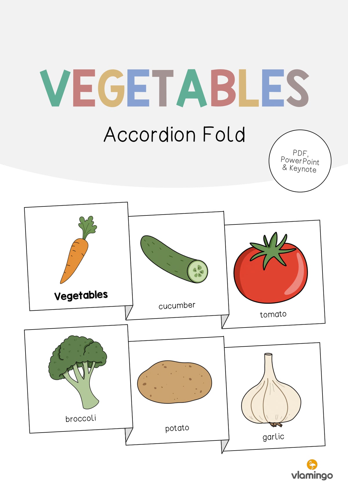 de englisch vegetables accordion fold 001