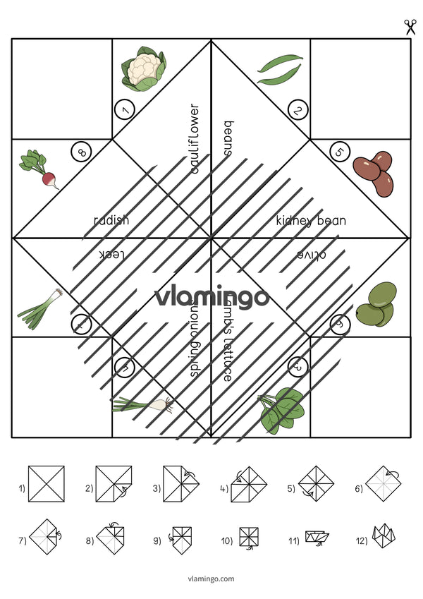 de englisch vegetables cootie catcher 007