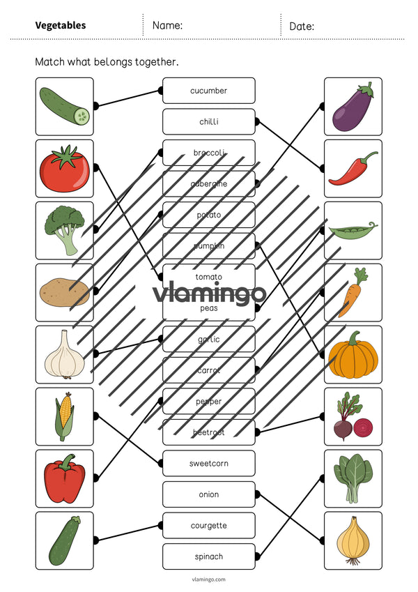 de englisch vegetables draw the lines 1 006
