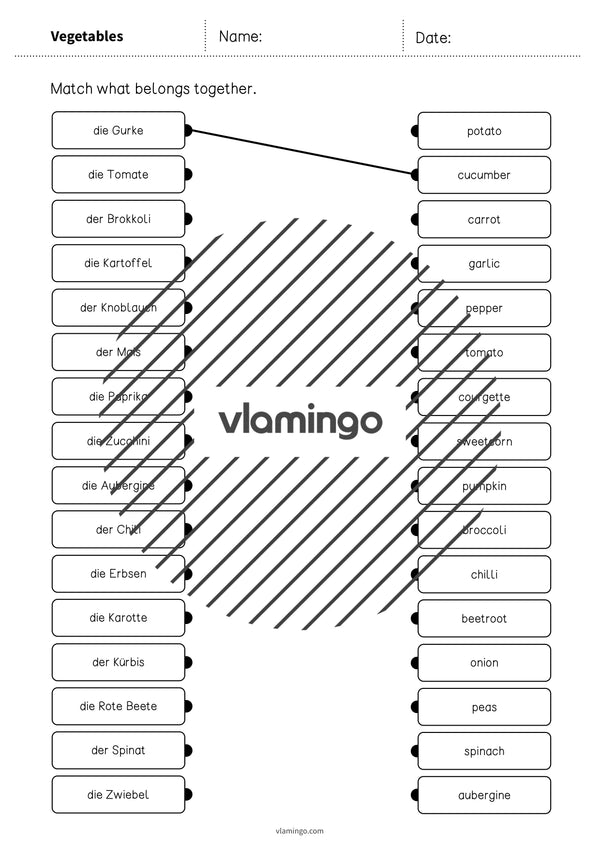 de englisch vegetables draw the lines 3 003