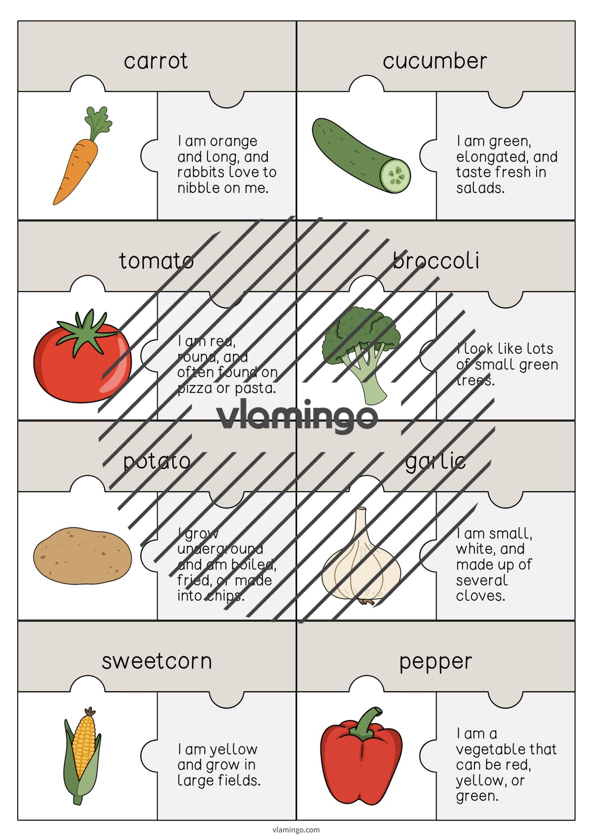 de englisch vegetables puzzle 003