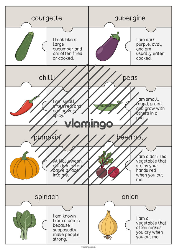 de englisch vegetables puzzle 004