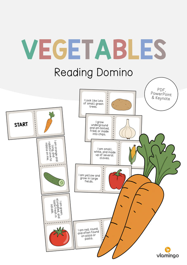 de englisch vegetables reading domino 001