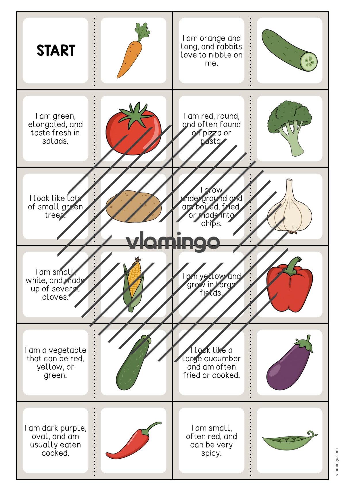 de englisch vegetables reading domino 003