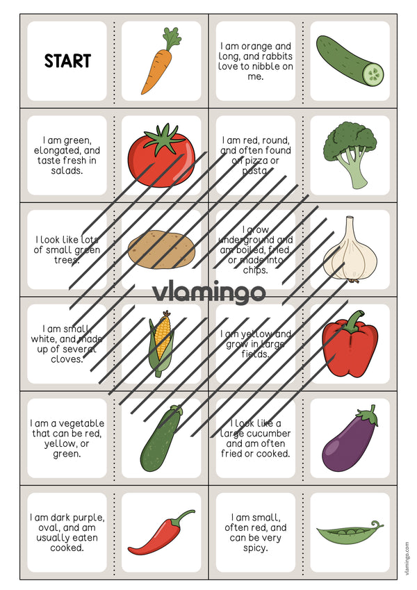 de englisch vegetables reading domino 003