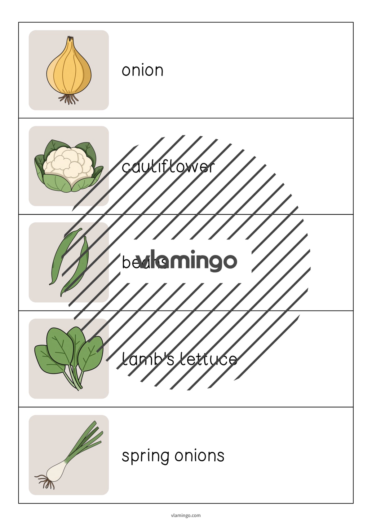 de englisch vegetables running dictation 006