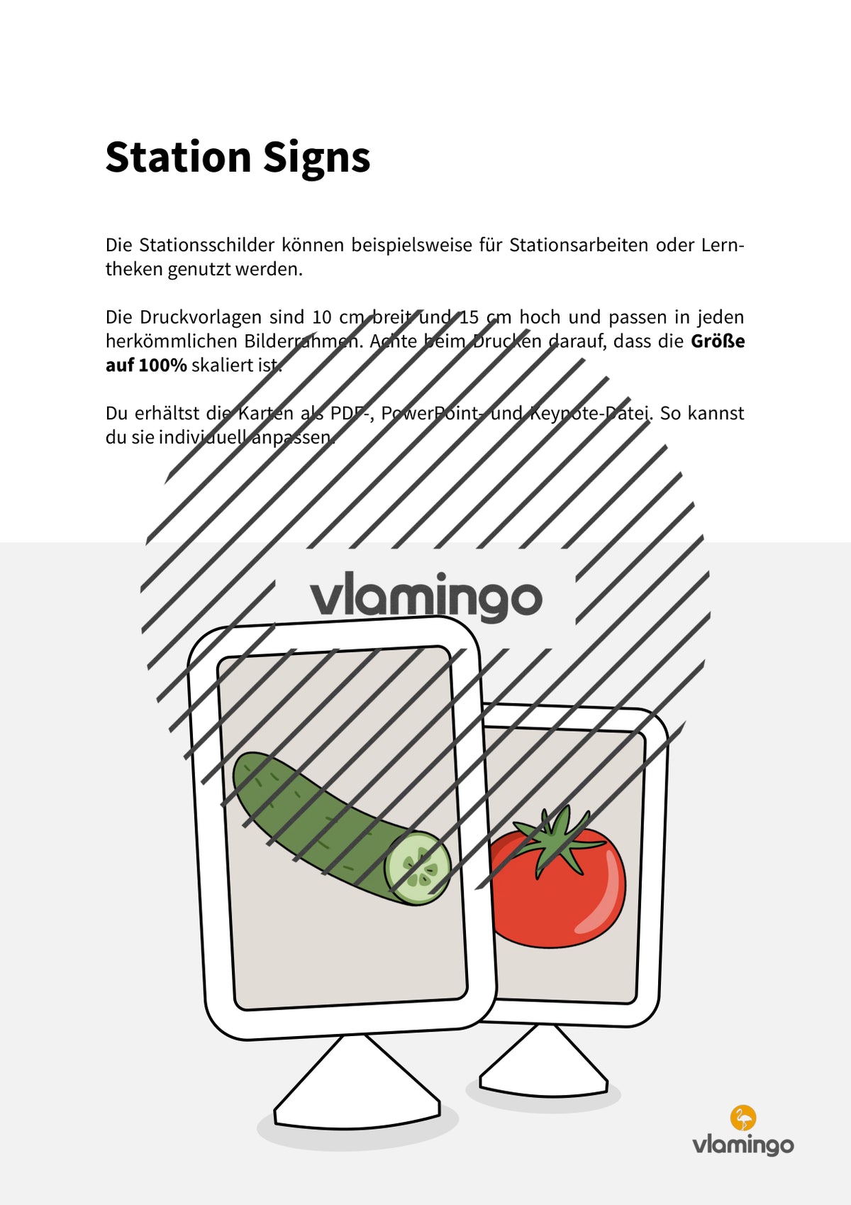 de englisch vegetables station signs 002