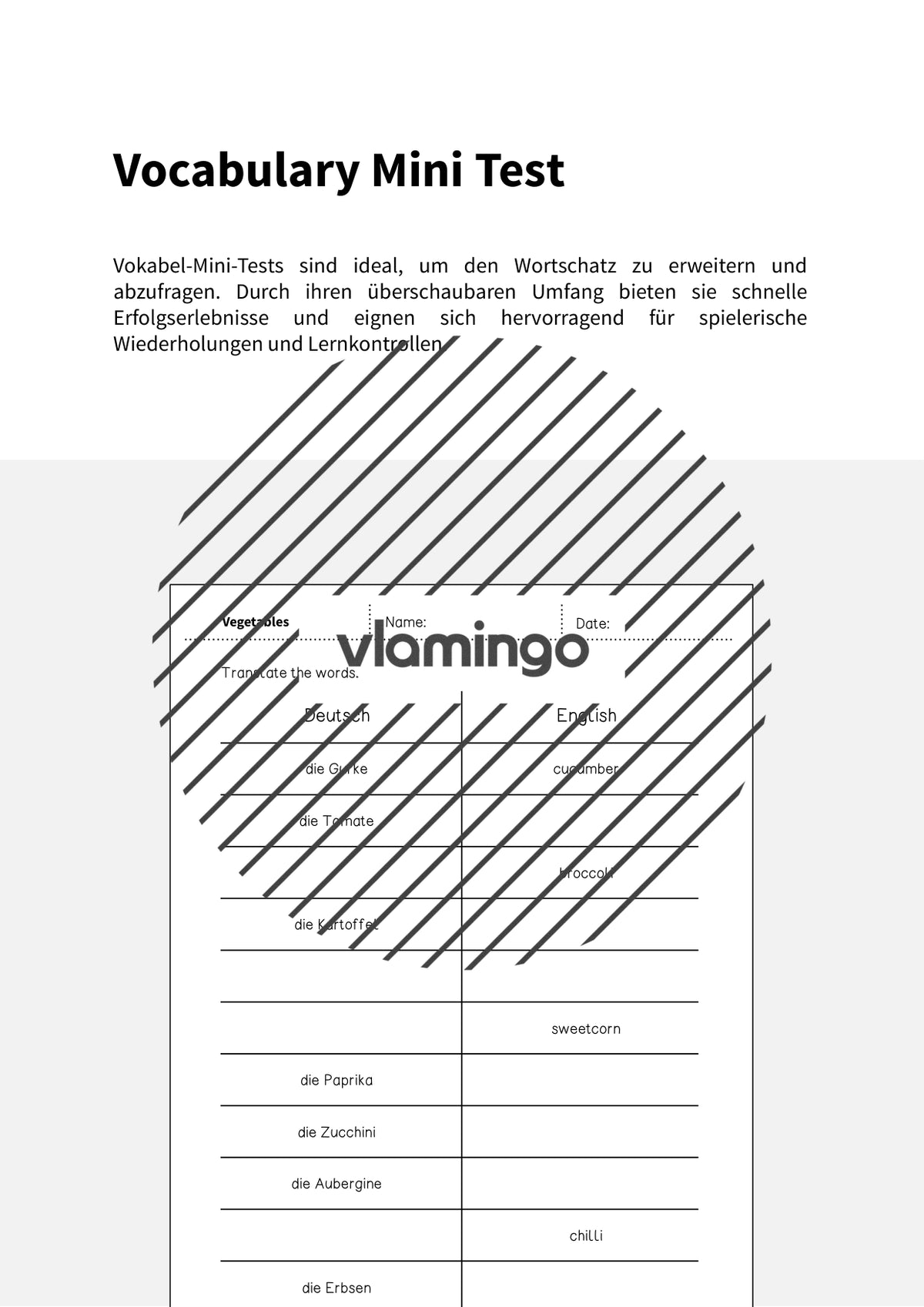 de englisch vegetables vocabulary mini test 002