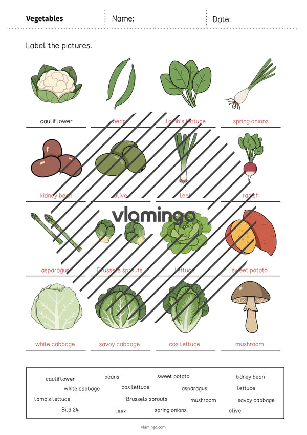de englisch vegetables vocabulary worksheet 1 010