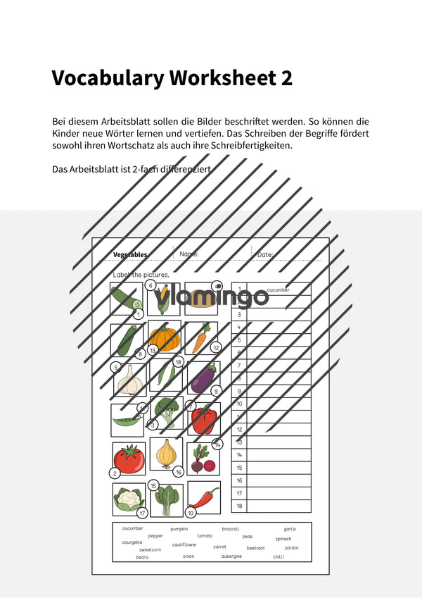 de englisch vegetables vocabulary worksheet 2 002