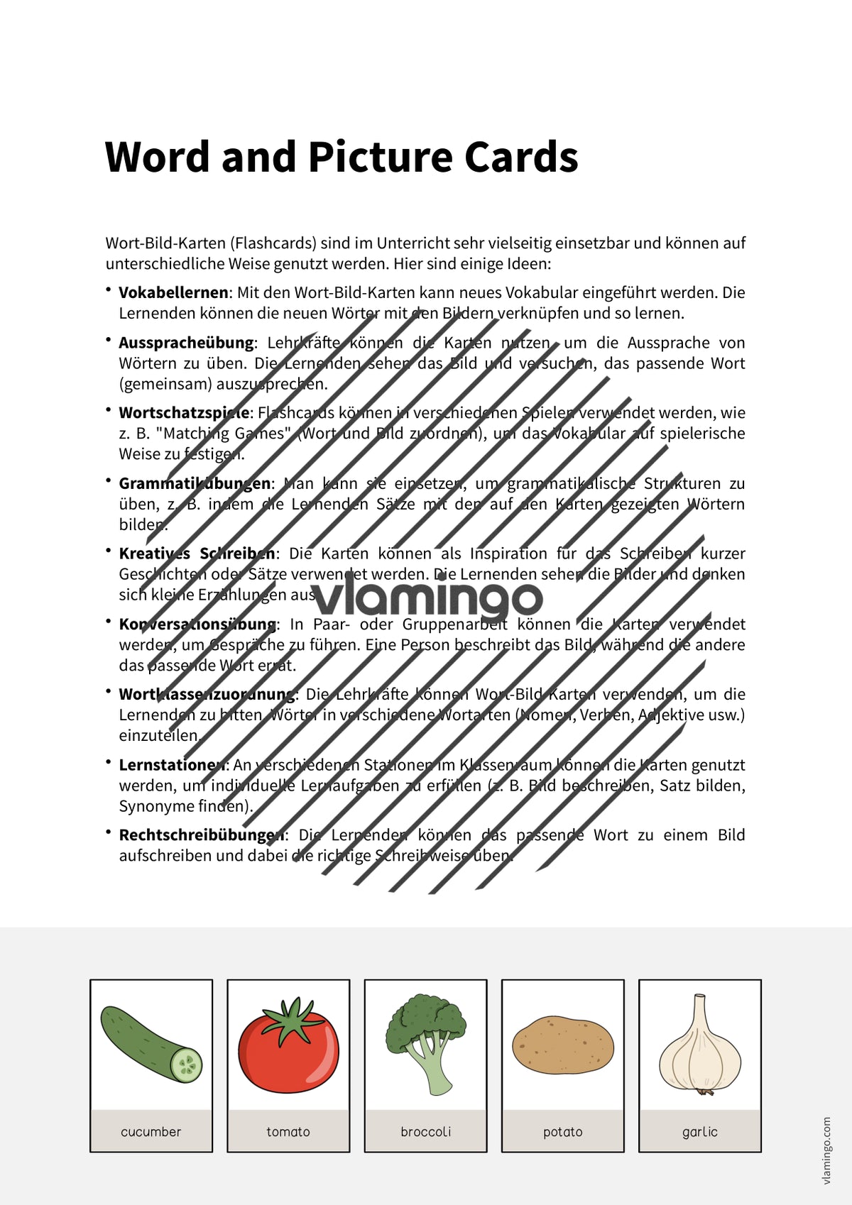 de englisch vegetables word and picture cards 002