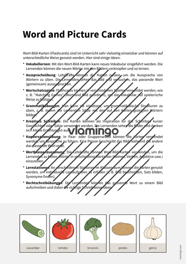de englisch vegetables word and picture cards 002