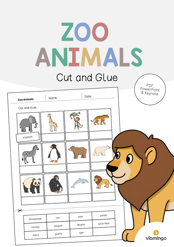 de englisch zoo animals cut and glue 001