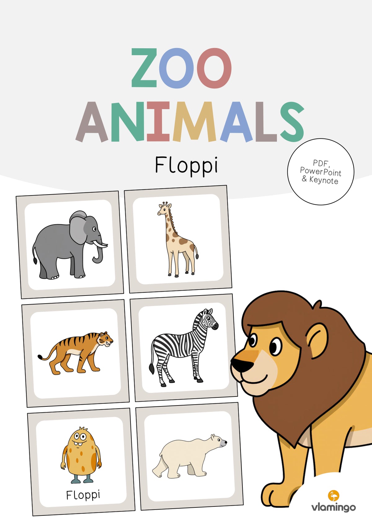 de englisch zoo animals floppi 001